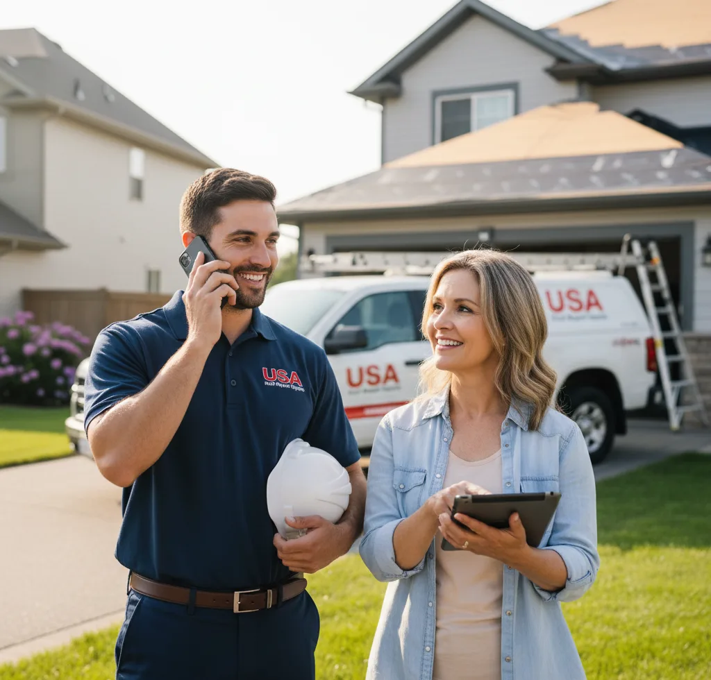USA Roof Repair Experts customer support in Deerfield